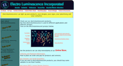 Desktop Screenshot of electroluminescence-inc.com